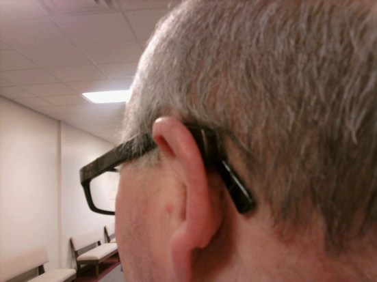 This nice man came up to me at church on Sunday and said, "I like Show Me Your Ears. Wanna see mine?" He pulled out his hearing aids for all to see... Merry Christmas!