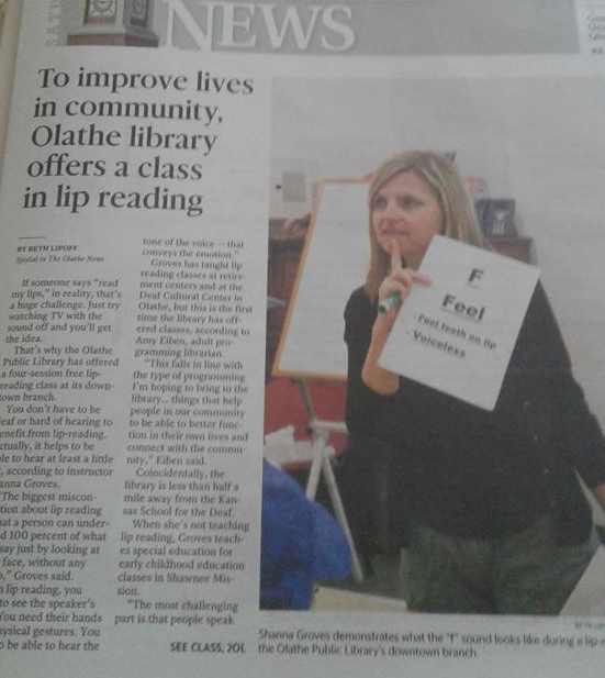 Lipreading Class Photo